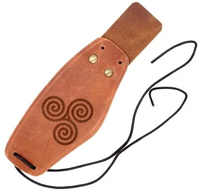 Pulsera Vikinga Renacimiento Brazalete Cuero Genuino Trenzado Pulsera Gótica Marrón Foto 1 de 4