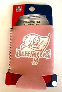 Tampa Bay Buccaneers Pink Koozie Cooler Can Bottle Holder Neoprene NFL - Picture 1 of 2
