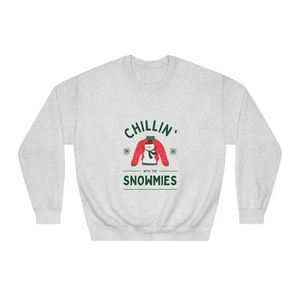Funny Winter Snowman Sweatshirt, Winter Apparel, Christmas Sweatshirt - Picture 1 of 5