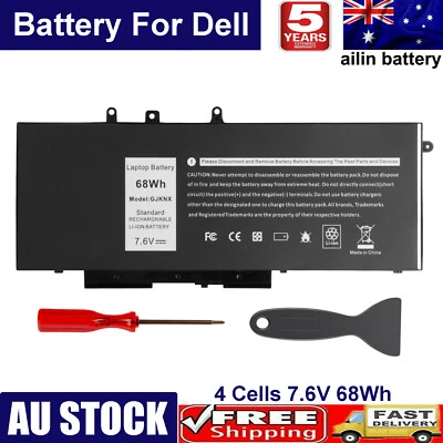 Battery GJKNX for Dell Latitude 5480 5490 5580 5590 E5280 E5480 E5580 68Wh NEW - image 1 of 4