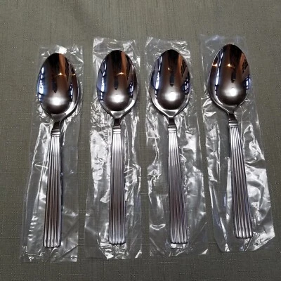  Juego de 4 cucharaditas de acero inoxidable CRESCENDO II 4-Reed & Barton ¡NUEVO! Foto 1 de 4