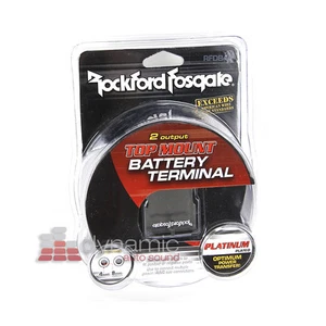 Amplificador Coche Rockford Fosgate RFDB4 4 AWG Terminal Batería Positivo/Negativo Nuevo - Imagen 1 de 1