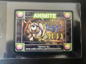 50 Animite Magi Nation Duel Card League Prize - Picture 1 of 2