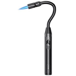 Torch Lighter Refillable Butane Lighter Long Flexible Neck Multipurpose Light... - Picture 1 of 7