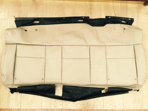 Ford F-150/Mark LT 2005-2008 cubierta de asiento superior trasera original de fábrica (cuero bronceado) - Imagen 1 de 3