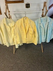 3 Vintage neue komplette PJ Sets schöne Gr. M Oberteile n Unterteile siehe Video - Bild 1 von 1