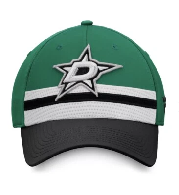Dallas Stars NHL Fanatics Authentic Pro Hat Cap Stretch-Fit Men's L/XL Green - Image 1 of 4