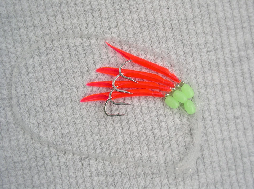 Norwegen Paternoster mit Leuchtschlauch und Perlen - der Hit, Dorsch, Seelachs - Bild 1 von 1