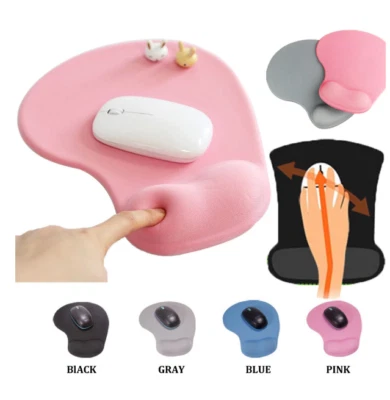 Silicone Soft Mouse Pad with Wrist Rest Support Mat for Gaming PC  - Image 1 of 2