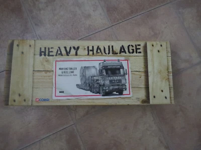 CORGI CC 12007 Heavy Haulage MAN King Trailer Reel Load Morris Leslie  RARE NEW! - Image 1 of 2