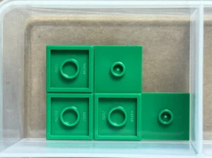 LEGO Parts - Placa Verde 2 x 2 1 Tachón en el Centro (Jumper) - No 87580 - QTY 5 - Imagen 1 de 1