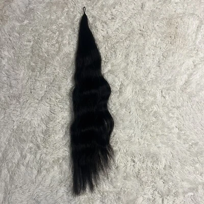 Black Horseback Riding Equestrian Horse Tail Extension Accessory - Image 1 of 2