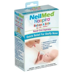 NeilMed Naspira Nasal-Oral Aspirator Kit Stuffy Nose Relief for Babies & Kids - Picture 1 of 1