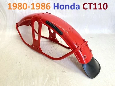 Guardabarros delantero Honda Trail 110 CT110 1980-1986. Guardabarros rojo para '69-'79 CT90 Foto 1 de 4