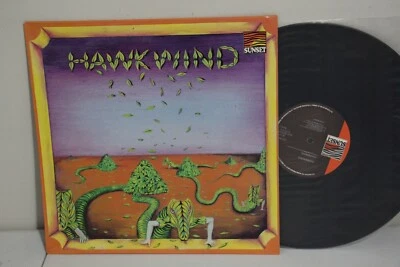 Hawkwind - Self Titled, S/T 1970 LP ('77 RE) UK Press Sunset SLS 50374 - Image 1 of 4
