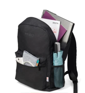 Laptop Backpack Notebook Carrying Bag Black School College 15.6" - Zdjęcie 1 z 5