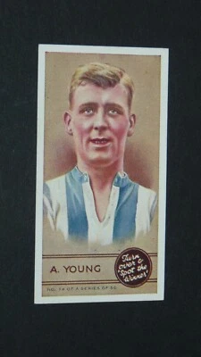 GODFREY PHILLIPS CIGARETTES CARD 1937 SPORTSMEN #14 YOUNG FOOTBALL HUDDERSFIELD - Photo 1/2