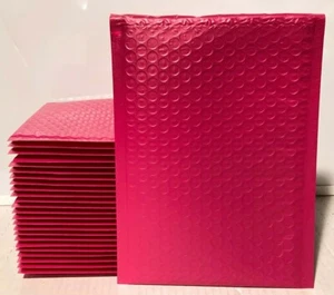 Bubble Mailers 25 Count 6"x10" (6"x9" Interior) Bright Pink Padded Envelopes NEW - Picture 1 of 4