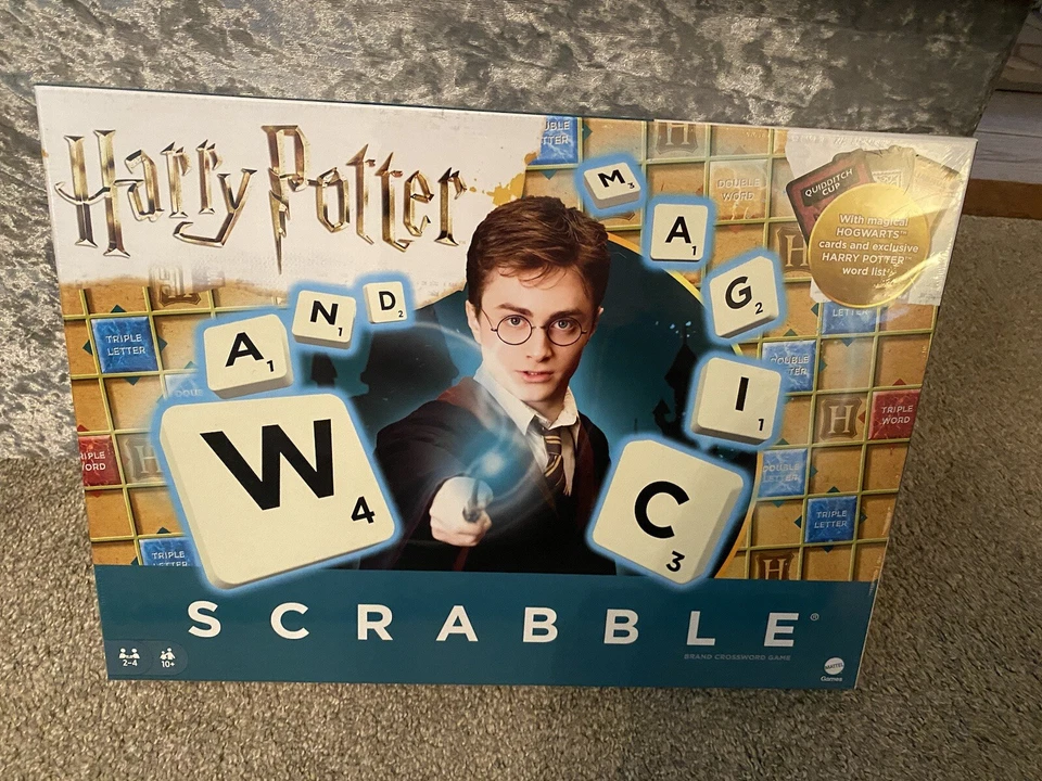 Scrabble Harry Potter Edition Word Board Game Factory Sealed - Image 1 of 1