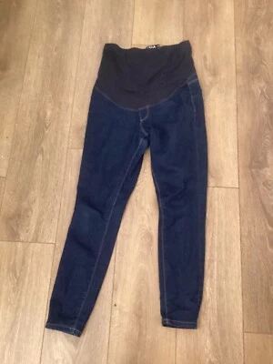 LADIES JADA GEORGE BLUE DENIM MATERNITY JEGGINGS SIZE 12 - Image 1 of 4