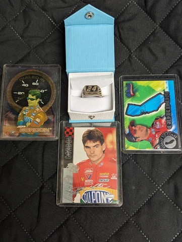 Vintage #24 JEFF GORDON STERLING SILVER 925   RING Size 11.5 Cover