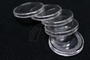 10 Genuine Airtite Coin Capsules w Black 27mm Ring for ½ oz Gold Britannia - Picture 1 of 7