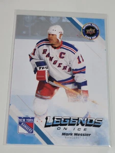 MARK MESSIER 2023 UD Tarjeta Nacional Día Leyendas sobre Hielo Inserto #NHCD-23.  NYR - Imagen 1 de 1