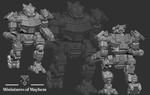 Dragon Pansa 10K (por PMW) - miniaturas alternativas de Battletech Mechwarrior - Imagen 1 de 3