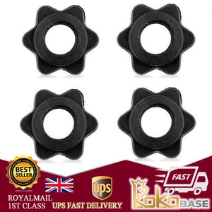 KOKOBASE 4PCS Dumbbell Spinlock Collars Secure Weight Lifting Hex Nut Lock Clips - Foto 1 di 4