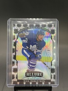 Nick Robertson Upper Deck Allure 2005 Shield Rookie Card 2020-2021 #99 Toronto