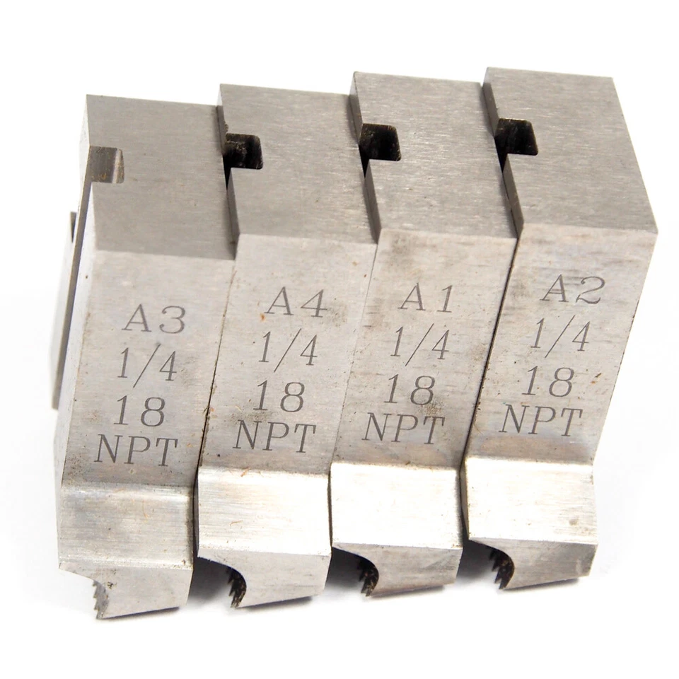 GREENFIELD Steel Pipe Chaser 1/4-18 NPT 10° HSS 90146 (Set of 4) - Image 1 of 1