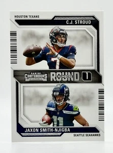 2023 Panini Contenders Round Numbers #4 C.J. Stroud Jaxon Smith-Njigba RC - Picture 1 of 2