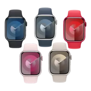 Apple Watch Serie 9 - GPS + GSM Handy 45 mm Smartwatch - sehr gut - Bild 1 von 6