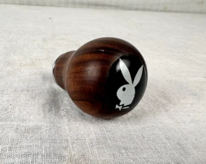 Wood Wooden Playboy Bunny Gear Shift Knob Handle Accessory M Floor Shifter - Picture 1 of 11