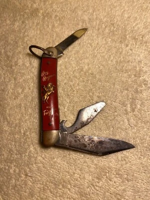Rare 1950s - Ulster Roy Rogers And Trigger 3 Blade Folding Pocket Knife FR/SHP - Image 1 of 4