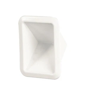 Einbaukoffer für Kraftstoff / Wasserdeckeinfüllstutzen für Boot / Caravan / Wohnmobil - weiß - Bild 1 von 2