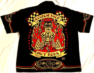 VTG La Rocka BC Ethic Shirt Kustom Shop Hot Rods Vince Ray Men's L  Las Vegas