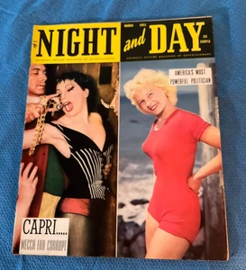 Night and Day Vintage America Picture Entertainment Magazine March 1951 - Bild 1 von 14