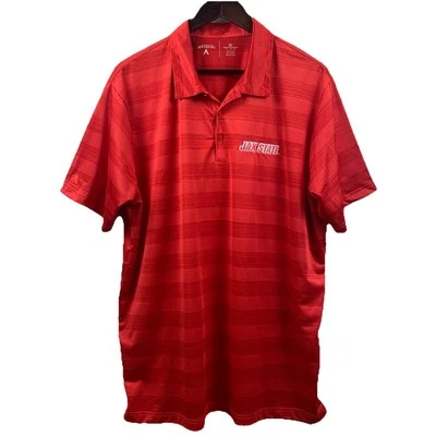 Camisa Polo ANTIGUA Para Hombre Talla XL Roja Manga Corta Rendimiento JAX STATE Foto 1 de 4