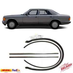 Sunroof Rubber Brush Seal Gasket Set for Mercedes W108 109 114 115 116 123 126 - Picture 1 of 13