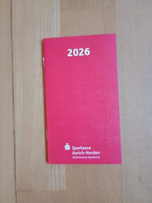 @-@  Taschenkalender  2026♥  Buch Taschen Kalender mit Werbung ♥ Planer NEU ♥+ - Bild 1 von 4