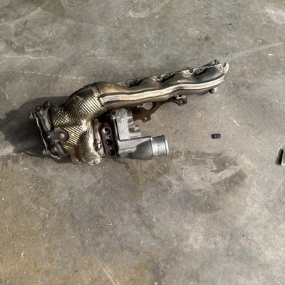 Audi RS7 C7 2017 4.0L Engine Left Driver Turbocharger Exhaust Manifold 12-18 >Y9 - Image 1 of 3