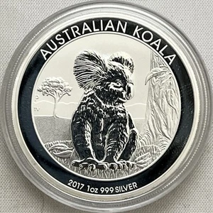 2017 Australia Silver 1 oz Koala In Capsule - Picture 1 of 4