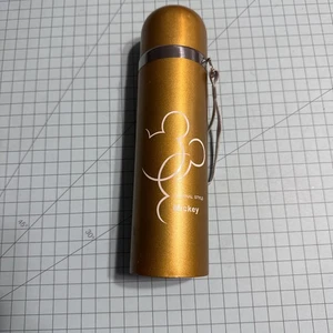 Disney Original Style Mickey Steel Thermos Gold - Picture 1 of 10