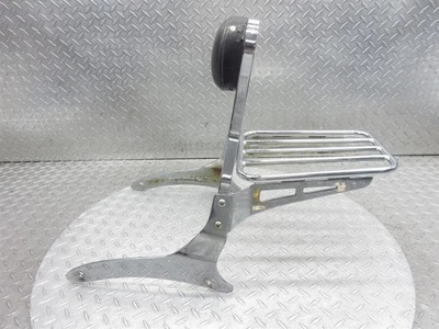 2007 06-16 Kawasaki Vulcan 900 Classic VN900 Backrest Rear Passenger Sissy Bar - Image 1 of 4