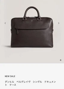 Dunhill Business Bag 100% cowhide brown briefcase 2way - Picture 1 of 7
