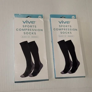 Calcetines de compresión Vive Sports 2 pares talla MEDIANA - Imagen 1 de 3