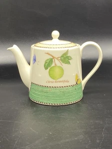 Wedgwood Sarah's Garden kleine Teekanne Citrus Aurantifolia grüner Eistee 1 Pint - Bild 1 von 13