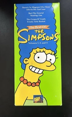 The Best of the Simpsons -Boxed Set (VHS,1997, 3-Tape Set) Vol 1,2,3- - Image 1 of 4