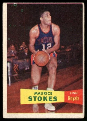 1957-58 Topps #42 Maurice Stokes VG- SET BREAK - Image 1 of 2